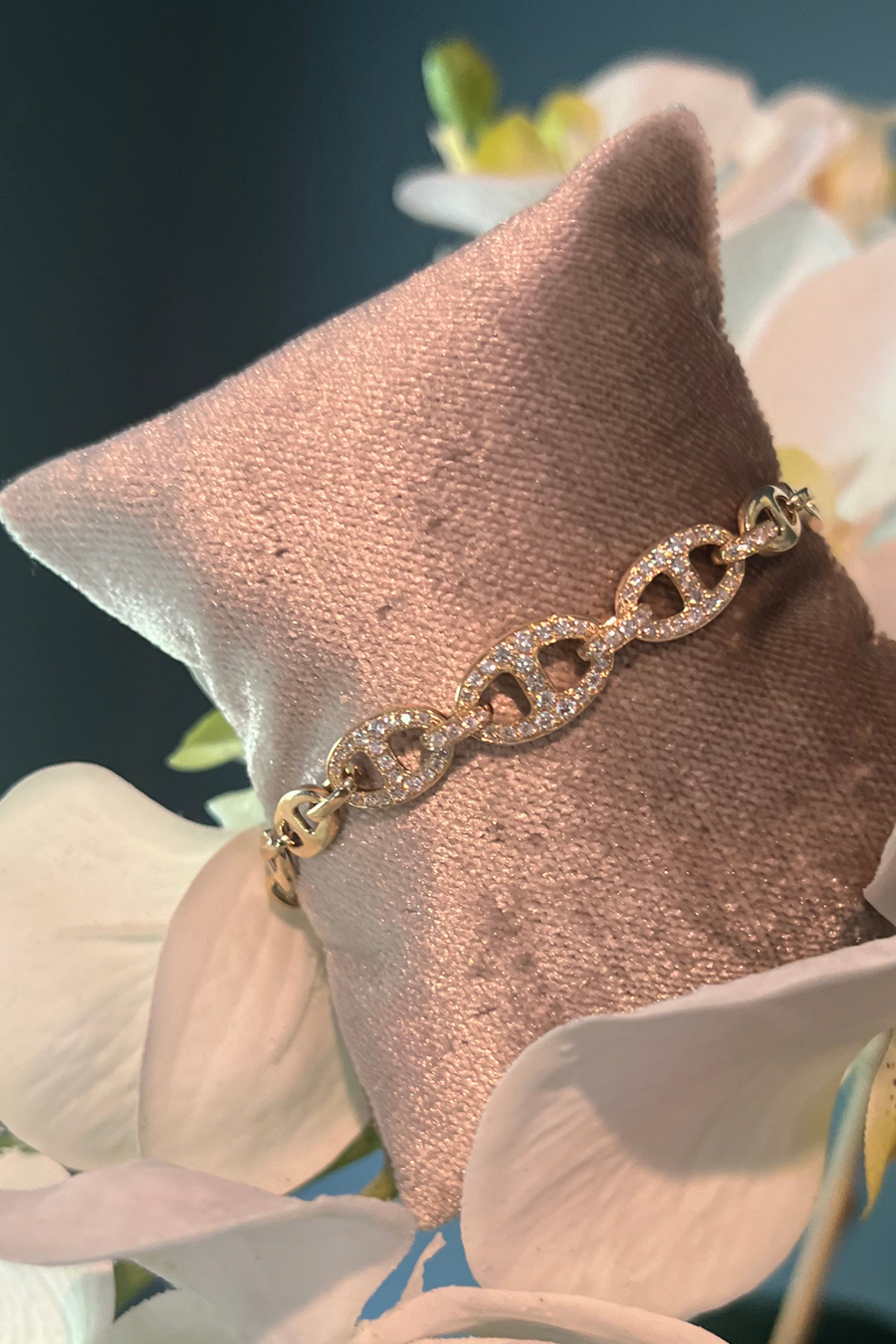 DIAMOND MARINER LINK BRACELET